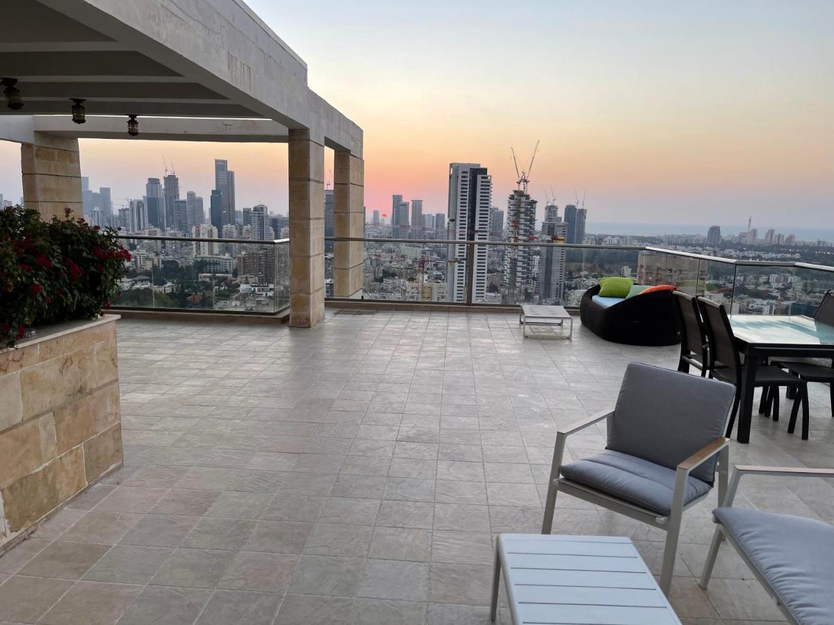 Beautiful Penthouse W/Amazing View, Prime Location Apartment Ramat Gan Exterior foto