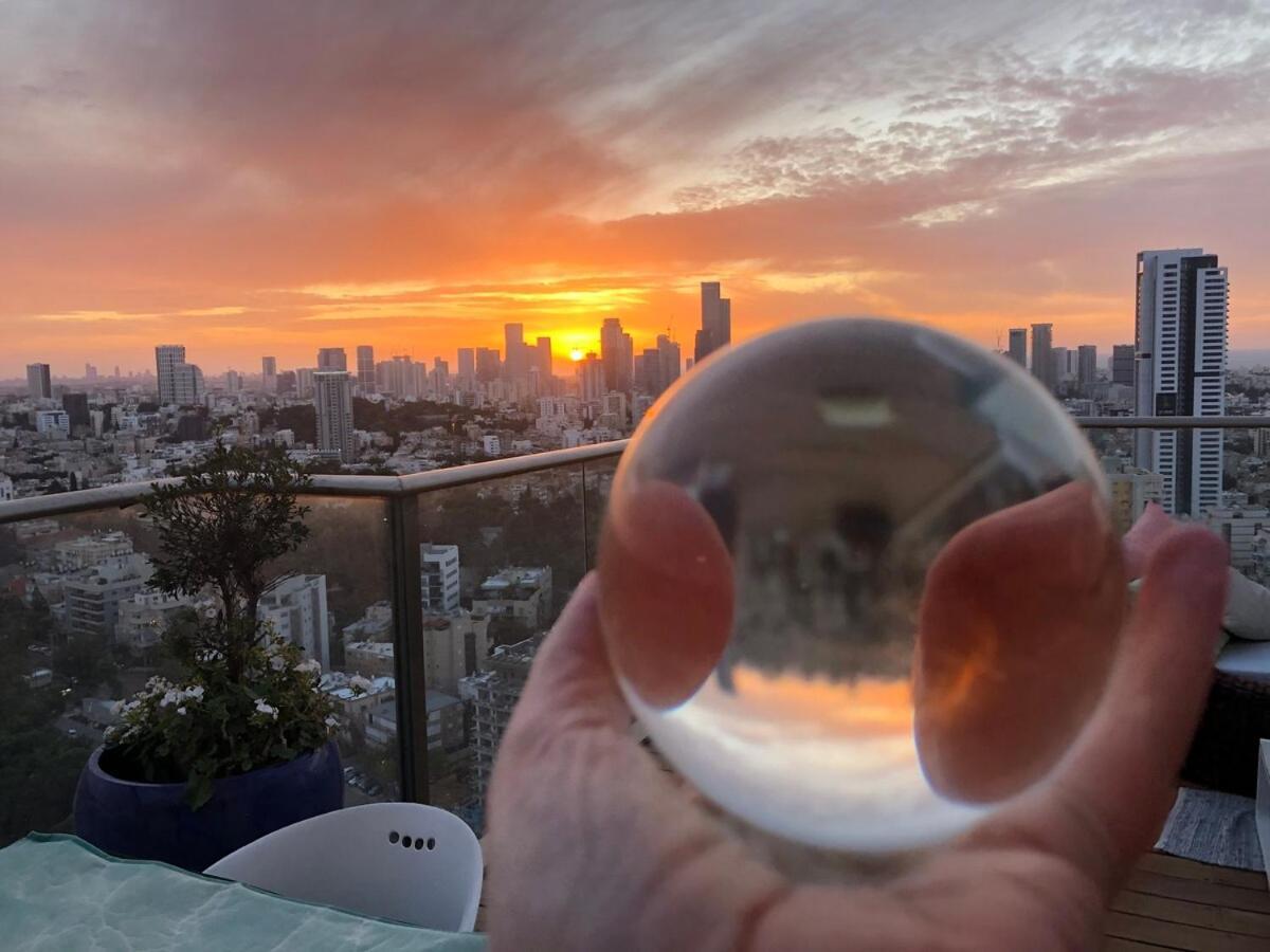 Beautiful Penthouse W/Amazing View, Prime Location Apartment Ramat Gan Exterior foto